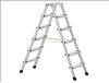 Zarges XLstep B Stufen-Stehleiter, beidseitig begehbare Stufen-Leiter, eloxiert, 2 x