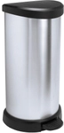 Keter Germany GmbH CURVER Abfalleimer DECO Bin METALLICS, 40 Liter, M&uuml;lleimer in