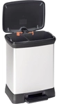 Keter Germany GmbH CURVER Abfalleimer DECO Bin METALLICS DUO, 28 Liter, M&uuml;lleimer in