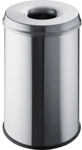 helit Papierkorb "the guardian ", 30 Liter, Sicherheits-Papierkorb mit