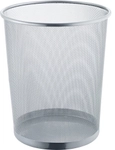 helit Papierkorb "the circle network ", 15 Liter, Pulverbeschichteter