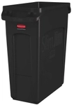 Rubbermaid Abfalleimer Slim Jim&reg;, 60 Liter, Robuster M&uuml;lleimer aus...