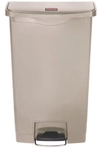 Rubbermaid Tretm&uuml;lleimer Slim Jim&reg; Step-On, Kunststoff, 68 Liter, Hochwertiger