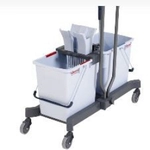 Vileda Professional Vileda UltraSpeed Pro Doppelfahreimer Set, 10l, 25l,