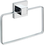 Wenko-Wenselaar GmbH & Co. KG WENKO Quadro Vacuum-Loc Handtuchring, Edelstahl, Ideal