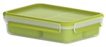 EMSA (Groupe SEB Deutschland GmbH) EMSA Clip & Go Snackbox, rechteckig, transparent /