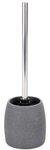 Wenko-Wenselaar GmbH & Co. KG WENKO WC-Garnitur Goa Grau, B&uuml;rstenkopf auswechselbar,