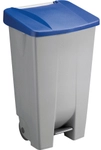 helit Rollcontainer the step chief, 120 Liter, Mit breitem, rutschfestem Fu&szlig;pedal