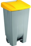 helit Rollcontainer the step chief, 120 Liter, Mit breitem, rutschfestem Fu&szlig;pedal
