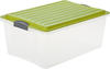 Rotho Kunststoff AG Rotho COMPACT Stapelbox, 38 Liter, Aufbewahrungsbox mit...