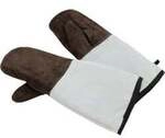 Schneider GmbH SCHNEIDER Leder Backhandschuhe F&auml;ustling, braun, 450 mm, Mit...