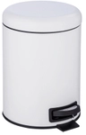 Wenko-Wenselaar GmbH & Co. KG WENKO Kosmetikeimer Leman, 5 Liter, wei&szlig;, Treteimer
