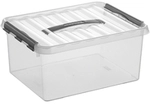 helit "the q-line " Aufbewahrungsbox mit Deckel, transparent, Lebensmittelechte,