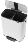 Brabantia International B.V. Brabantia Bo Treteimer, 2 x 30 Liter, M&uuml;lleimer mit