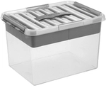 helit "the q-line " Aufbewahrungsbox mit Deckel und Eins&auml;tzen, Lebensmittelechte,