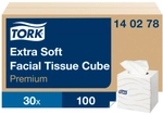 Essity Professional Hygiene Germany GmbH Tork Premium Kosmetikt&uuml;cher, 2-lagig, extra