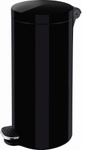 helit Treteimer "the knight ", 30 Liter, Silberionen-Tretabfalleimer mit Fu&szlig;pedal,