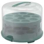 Rotho Kunststoff AG Rotho FRESH Tortenglocke XL mit Trays, 26 cm H&ouml;he,