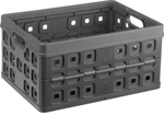 helit "the flap-line " Klappbox, anthrazit, Praktische Einkaufsbox l&auml;sst sich bei