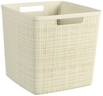 Keter Germany GmbH CURVER JUTE RECYCLING Aufbewahrungskorb Cube, 17 Liter,