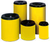 VAR GmbH VAR Papierkorb 30 Liter feuersicher, aus Stahlblech gefertigt, Farbe: gelb