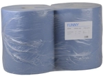 Plock GmbH Papierputztuch auf Rolle, 36 x 34 cm, 2-lagig, blau, 1 Paket = 2 Rollen &agrave;