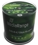 MediaRange - 100 x DVD+R - 4,7GB (120 Min.) 16x - Spindel (MR443)