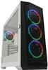 LC-Power ATX GAMING 805BW, LC-Power Gehäuse Gaming 805BW Holo-1_X RGB Black/White
