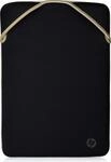 HP Reversible Protective 15.6 Laptop Sleeve - Gold/Schwarz, Neopren, Wendbar