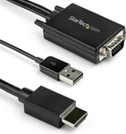 StarTech.com 2 m (6.6 ft.) VGA to HDMI Adapter Cable with USB Audio -
