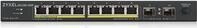 Zyxel GS1100-10HP - Switch - unmanaged - 8 x 10/100/1000 (PoE+) + 2 x Gigabit SFP -