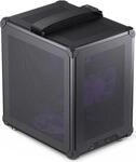 Jonsbo C6 - Mini Tower - PC - Schwarz - ITX - micro ATX - Stahl - Gaming (C6 HANDLE