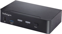 STARTECH.COM 2 Port USB C KVM Switch KVM Umschalter mit 4K 60Hz DisplayPort