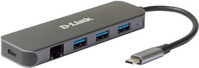 D-Link DUB-2334 - Dockingstation - USB-C - HDMI - 1GbE (DUB-2334)