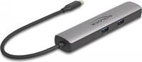 Delock - Dockingstation - USB-C 3,2 Gen 2 / Thunderbolt 3 / Thunderbolt 4 - HDMI -