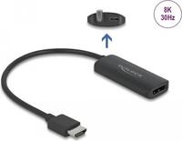 DeLOCK Adapter HDMI-A Stecker zu DisplayPort Buchse 8K - 0,18 m - HDMI Typ A
