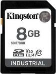 Kingston Industrial - Flash-Speicherkarte - 8GB - A1 / Video Class V30 / UHS-I U3 /