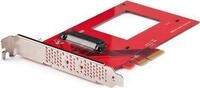 StarTech.com U.3 to PCIe Adapter Card, PCIe 4,0 x4 Adapter For 2.5 U.3 NVMe SSDs,