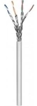 Wentronic Goobay CAT 6a Netzwerkkabel, S/FTP (PiMF), Grau, 305 m - CU, AWG 26/7