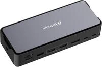 Verbatim Pro - Dockingstation - USB-C - 2 x HDMI, DP - SSD 256GB - 1GbE - 100 Watt