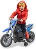 Jamara 460678, Jamara Ride-on Motorrad Power Bike 6V blau 2+ (460678)