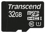 Transcend - Flash-Speicherkarte - 32GB - UHS Class 1 / Class10 - microSDHC