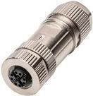 DIGITUS - Netzwerkanschluss - 8-polig M12 (W) schraubbar - abgeschirmt - CAT 6a -