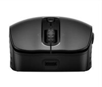 HP 690 - Maus - Qi-Charging - 7 Tasten - kabellos - Bluetooth - Schwarz (7M1D4AA#ABB)