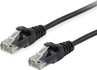 equip 625453, equip CCA Patchkabel U/UTP 2xRJ45 Cat.6 schwarz 0,25m (625453)