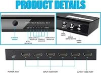 Equip 332726 - HDMI - Schwarz - Aluminium - 60 Hz - 3840 x 2160 Pixel - 7.1 Kan&auml;le