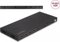 Delock HDMI Matrix Switch 4 x HDMI in zu 2 x HDMI out 4K 60 Hz mit Audio Extraktor