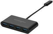 Kensington CH1200 - Hub - USB-C, 10 Gbps, 4-Port Hub - 4 x SuperSpeed USB 3.0 -