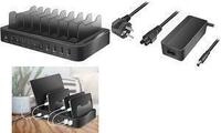 LogiLink USB-Ladestation, 4x USB-A & 6x USB-C, 120 Watt gleichzeitiges Laden...