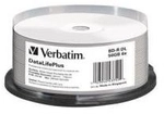 Verbatim DataLifePlus Blu-Ray-Disk - 25 x BD-R DL - 50GB 6x - breite bedruckbare